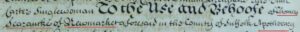 Thomas Searancke 1 mentioned as an apothecary in the 1739 Newmarket manorial records (see below or click image for source and acknowledgements etc., ref. Image 1).