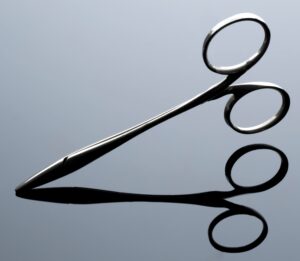 A pair of Spencer Wells type artery forceps, introduced in 1879 when William Henry Day would again have been working with Spencer Wells - see above, and further details below (see below or click image for source and acknowledgements etc., ref. Image 2).
