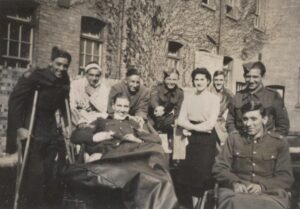 A photograph taken at White Lodge Hospital in May 1941 (see below or click image for source and acknowledgements etc., ref. Image 3).